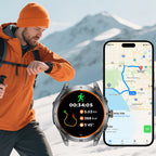 SFM70 Smart watch (Bluetooth Answer/Make Call), 1.75" AMOLED Smartwatch with GPS