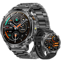 1.7" Men's Sports Smartwatch with 1400mAh Battery IP68 Waterproof LED Flashlight BT Call