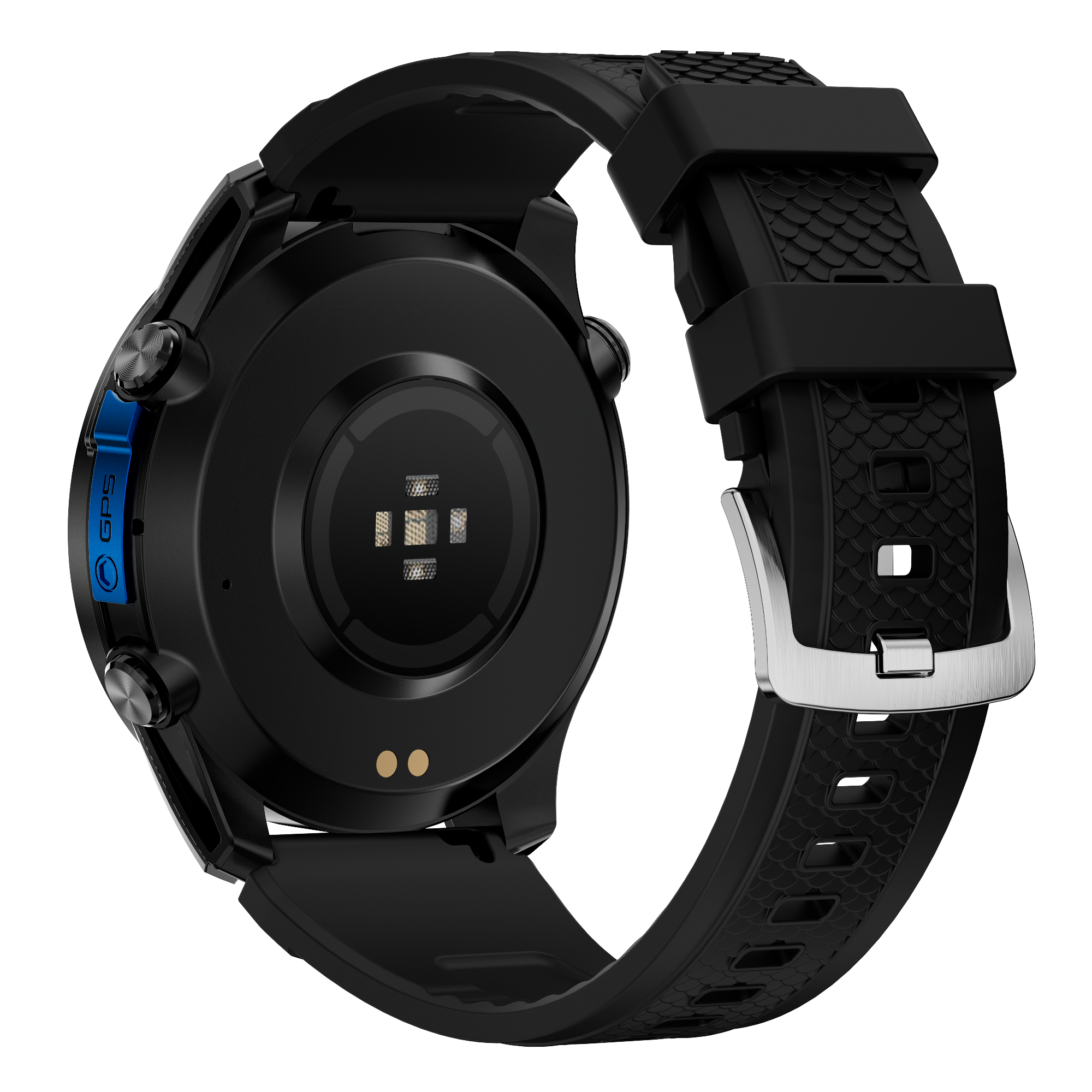 Men's Sports Smartwatch with GPS Bluetooth Calling, Heart rate, Blood Oxygen Compass Fitness Tracker