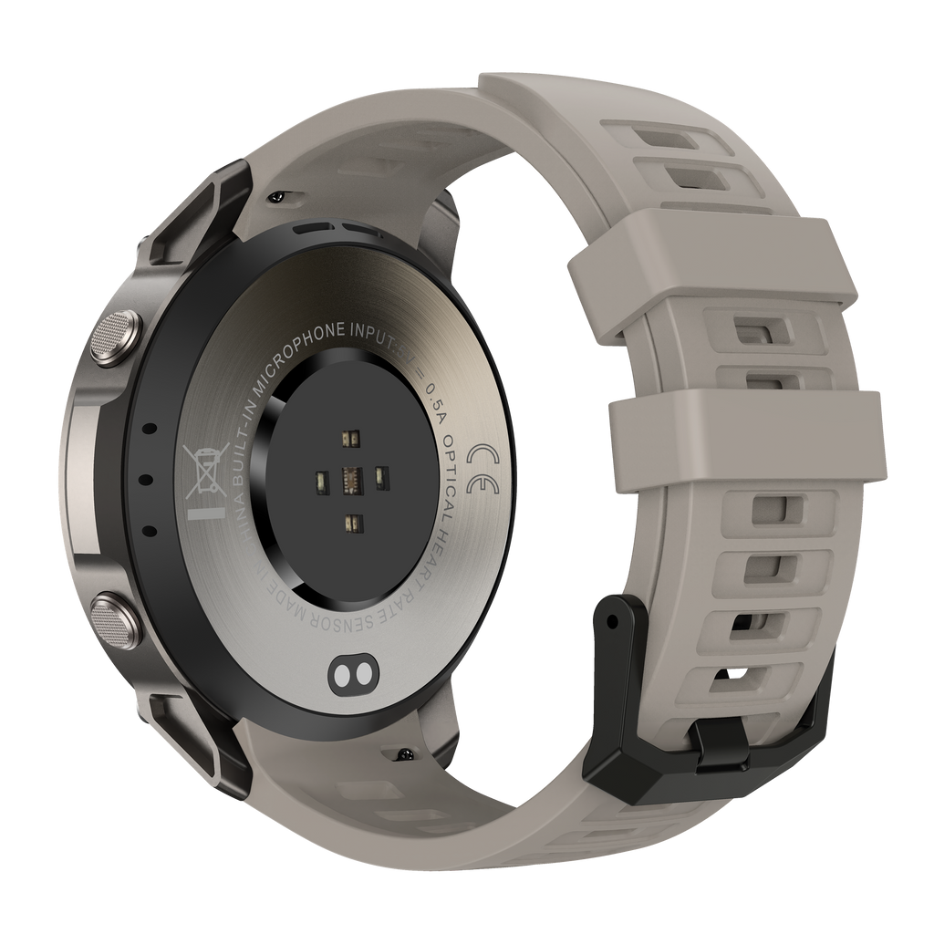 Military Smartwatch with GPS Offline Map 1.43-inch AMOLED, Compass & 5ATM Waterproof