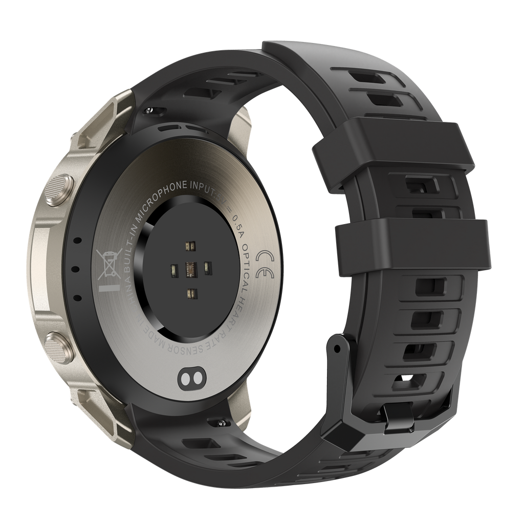 Military Smartwatch with GPS Offline Map 1.43-inch AMOLED, Compass & 5ATM Waterproof
