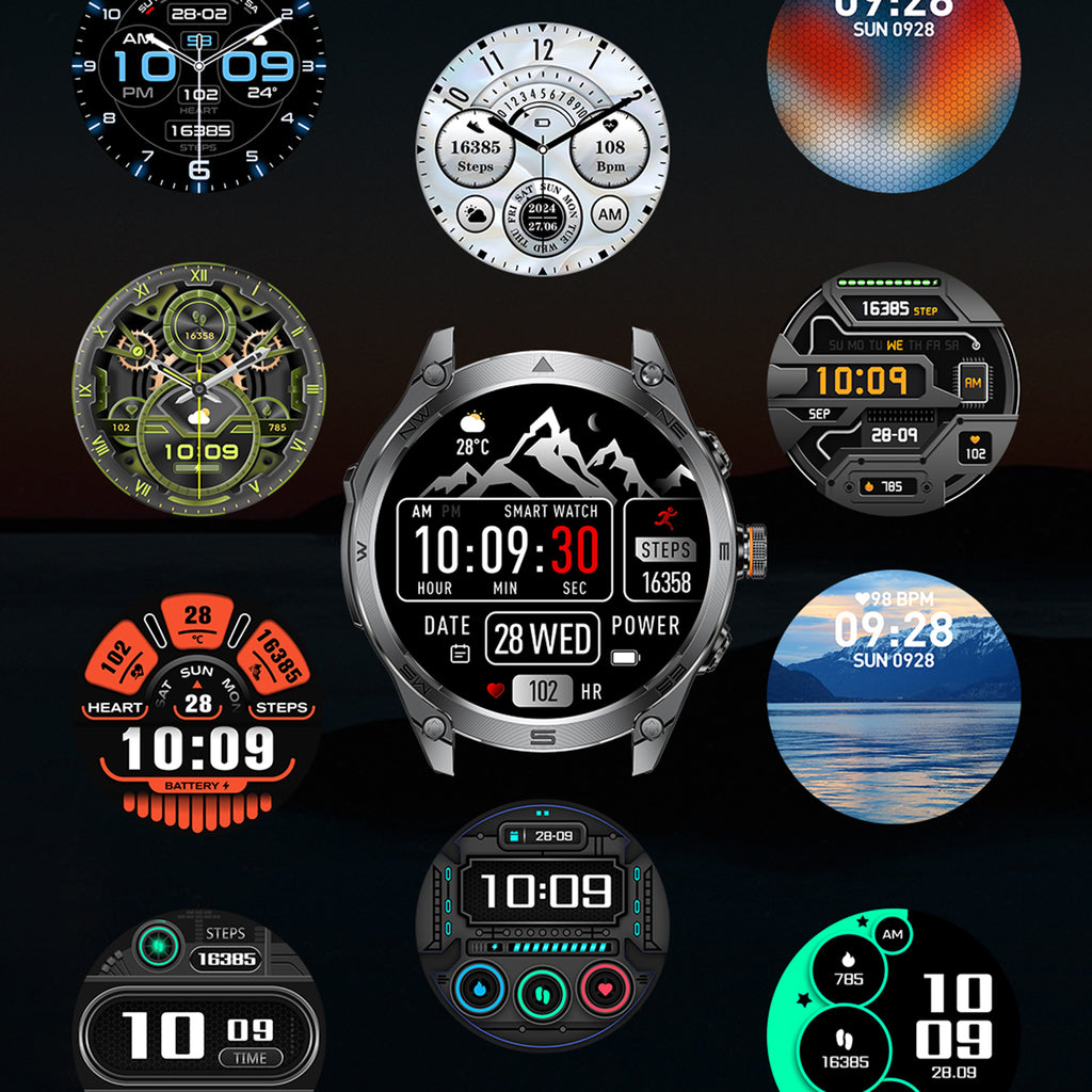 SFM70 Smart watch (Bluetooth Answer/Make Call), 1.75" AMOLED Smartwatch with GPS