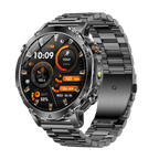 1.7" Men's Sports Smartwatch with 1400mAh Battery IP68 Waterproof LED Flashlight BT Call