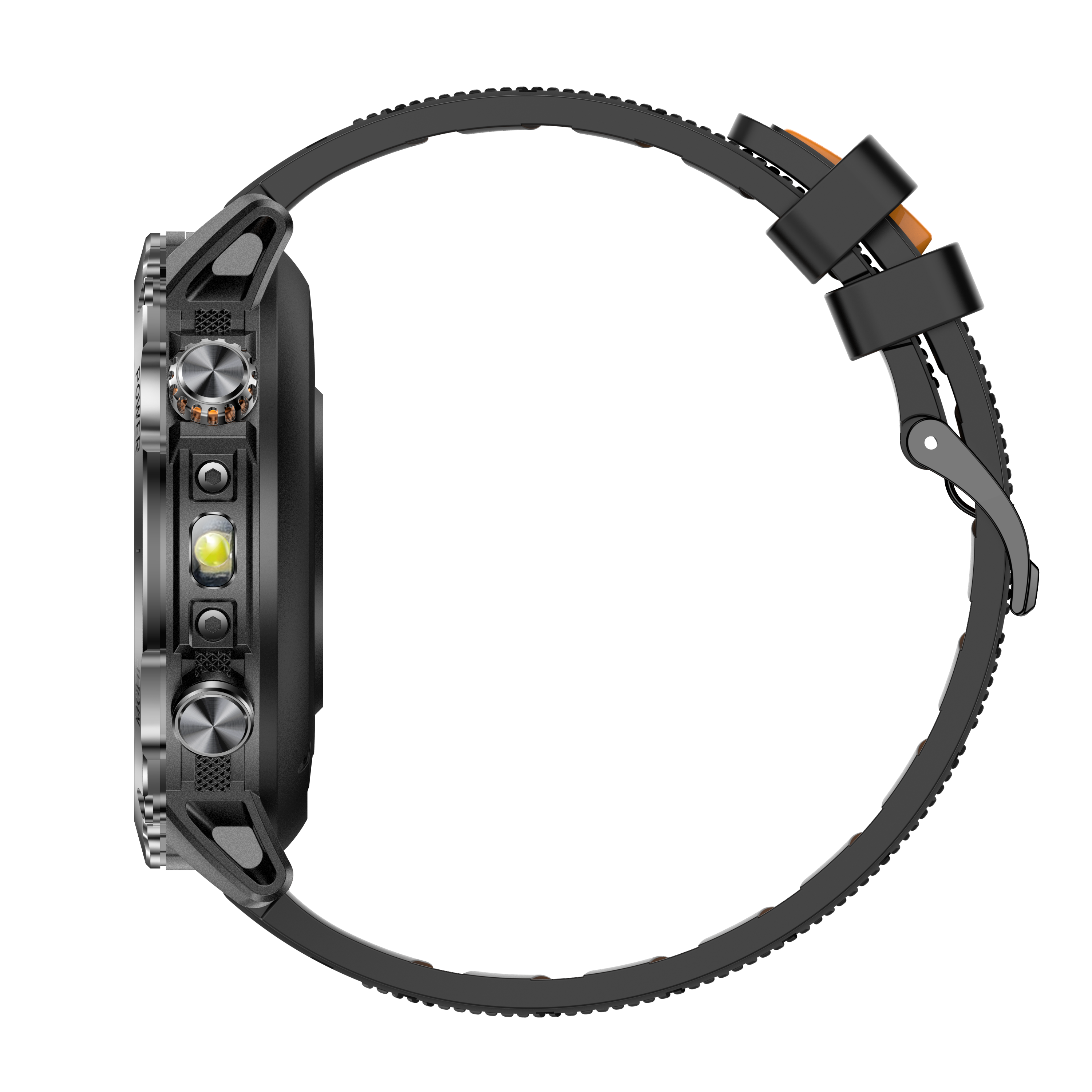 Men's Smartwatch with 1400mAh Battery & LED Flashlight 10ATM Waterproof