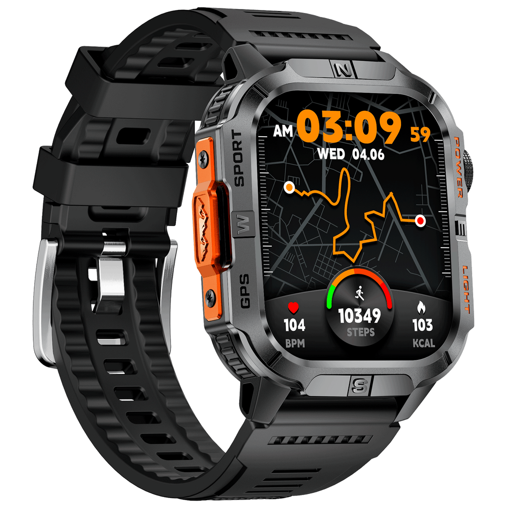 SFGH3 Rugged Smartwatch with GPS IP68 Waterproof 540mAh Battery