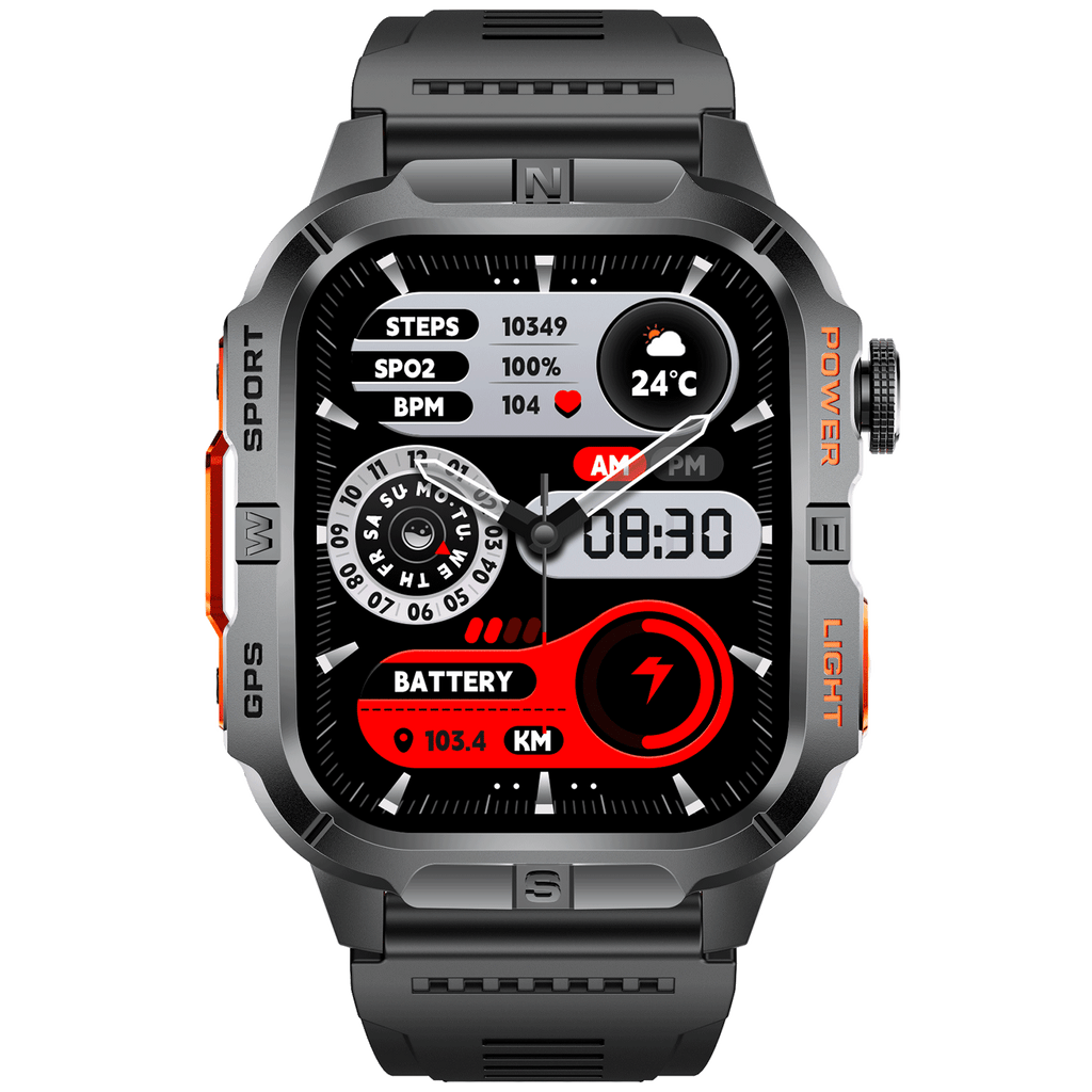 SFGH3 Rugged Smartwatch with GPS IP68 Waterproof 540mAh Battery