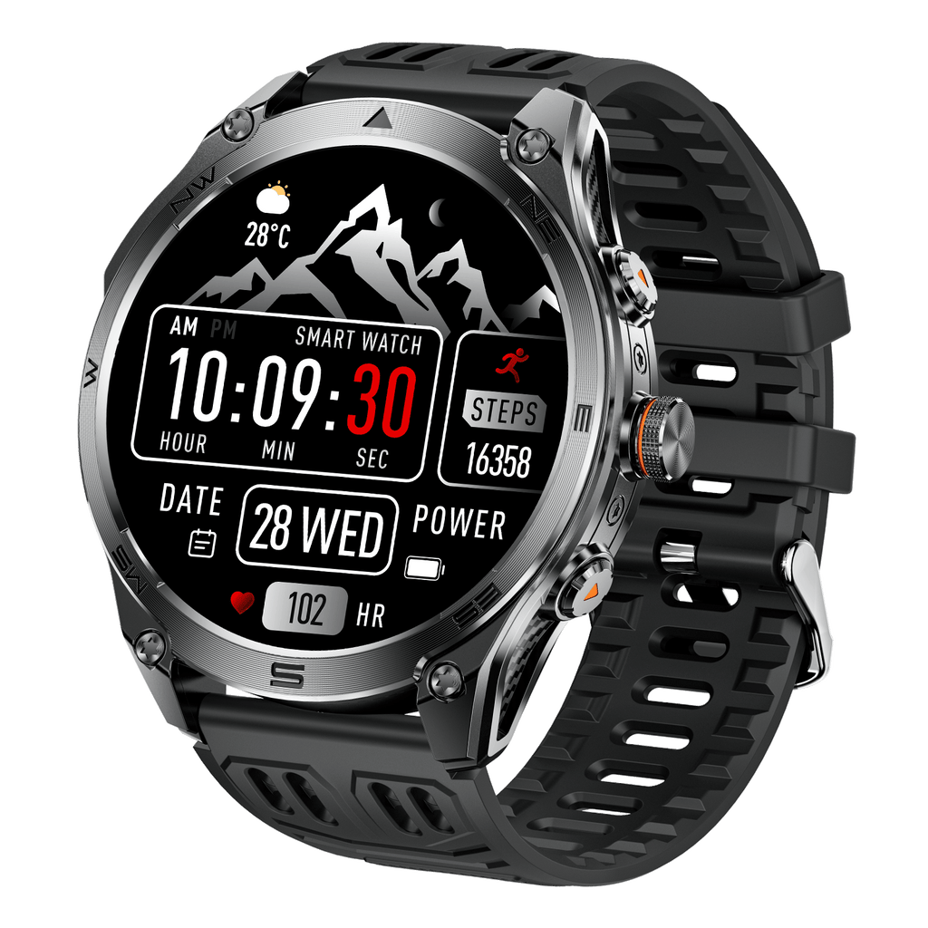 SFM70 Smart watch (Bluetooth Answer/Make Call), 1.75" AMOLED Smartwatch with GPS