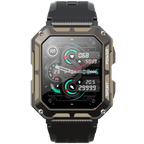 1.83" Tactical Smartwatch, 123 Sports Modes, IP68 Waterproof Smart Watch with Compass, Health Monitor