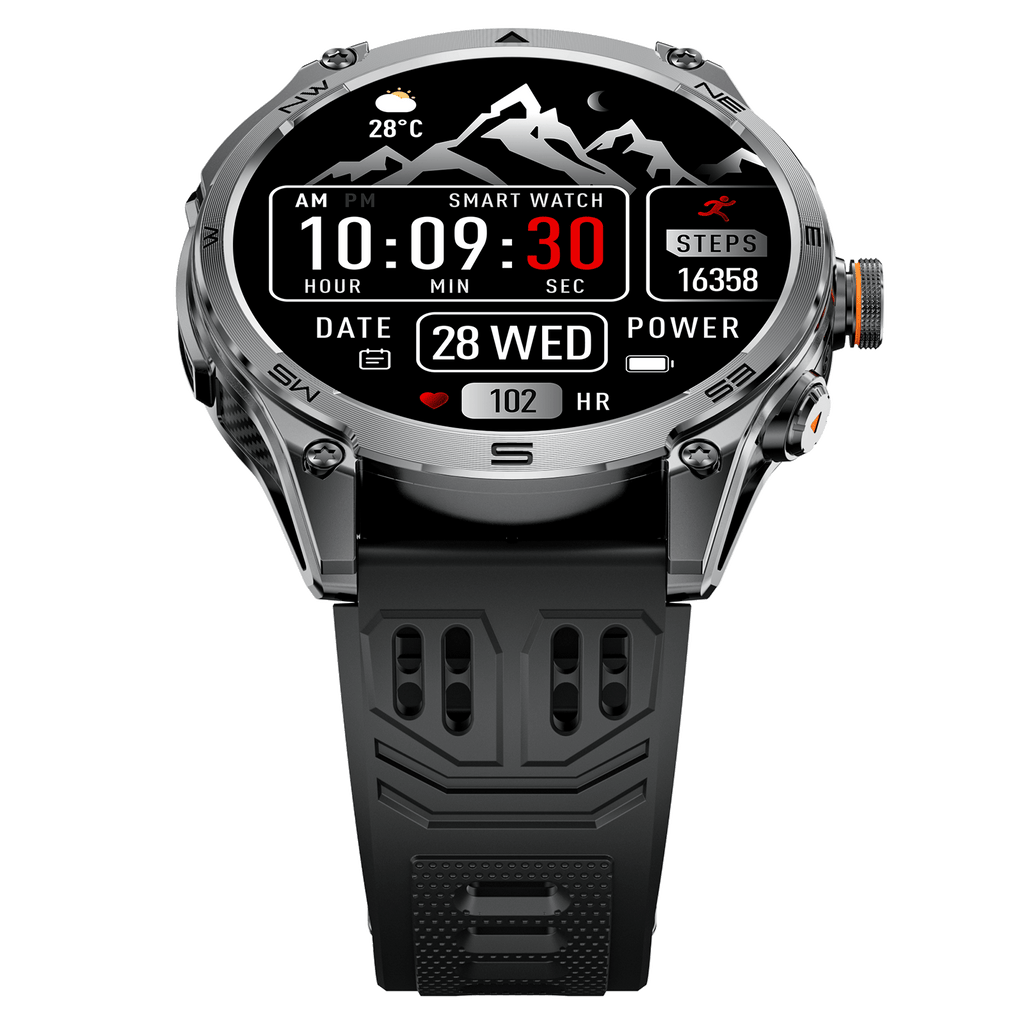 SFM70 Smart watch (Bluetooth Answer/Make Call), 1.75" AMOLED Smartwatch with GPS