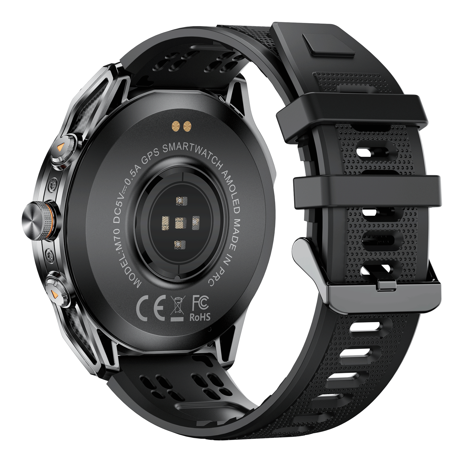 SFM70 Smart watch (Bluetooth Answer/Make Call), 1.75" AMOLED Smartwatch with GPS