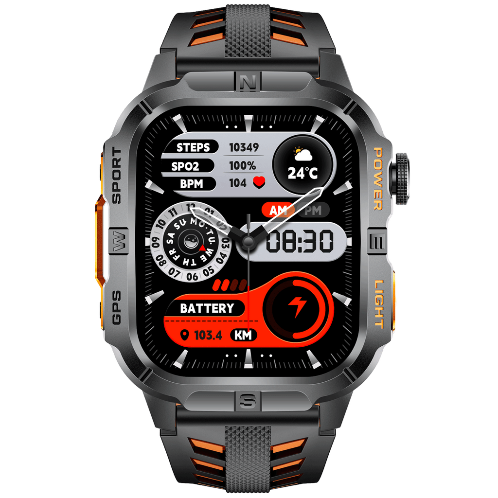 SFGH3 Rugged Smartwatch with GPS IP68 Waterproof 540mAh Battery