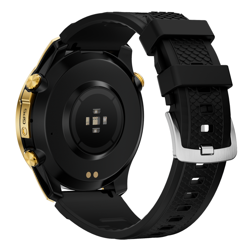 Men's Sports Smartwatch with GPS Bluetooth Calling, Heart rate, Blood Oxygen Compass Fitness Tracker