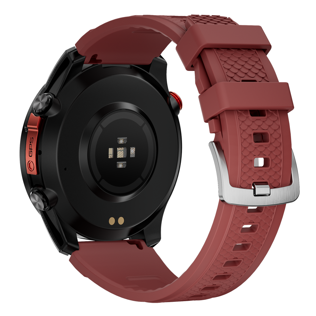 Men's Sports Smartwatch with GPS Bluetooth Calling, Heart rate, Blood Oxygen Compass Fitness Tracker