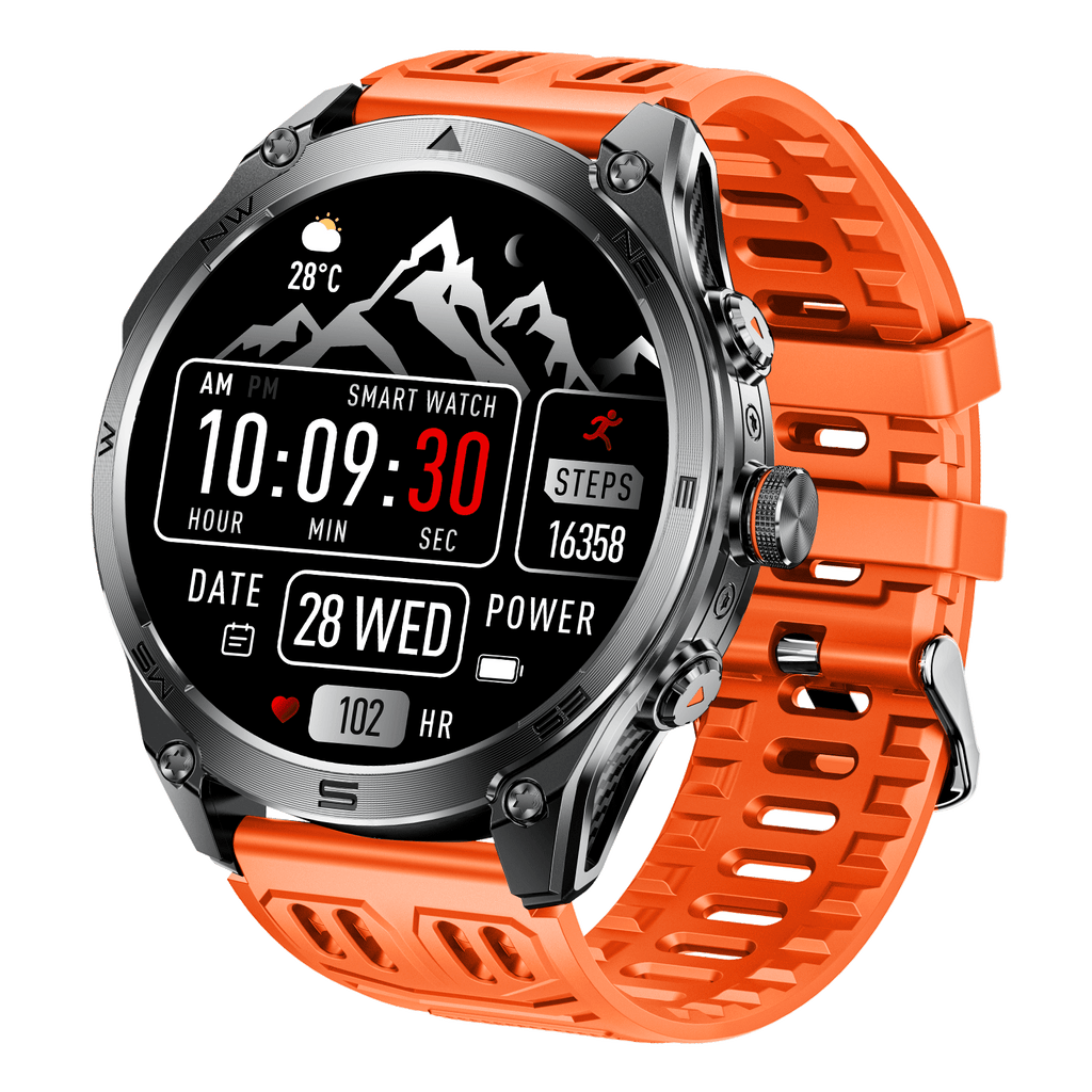 SFM70 Smart watch (Bluetooth Answer/Make Call), 1.75" AMOLED Smartwatch with GPS