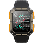 1.83" Tactical Smartwatch, 123 Sports Modes, IP68 Waterproof Smart Watch with Compass, Health Monitor