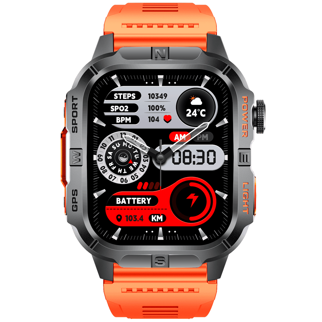SFGH3 Rugged Smartwatch with GPS IP68 Waterproof 540mAh Battery