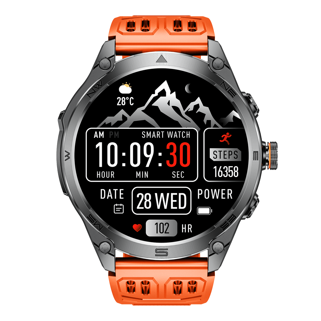 SFM70 Smart watch (Bluetooth Answer/Make Call), 1.75" AMOLED Smartwatch with GPS
