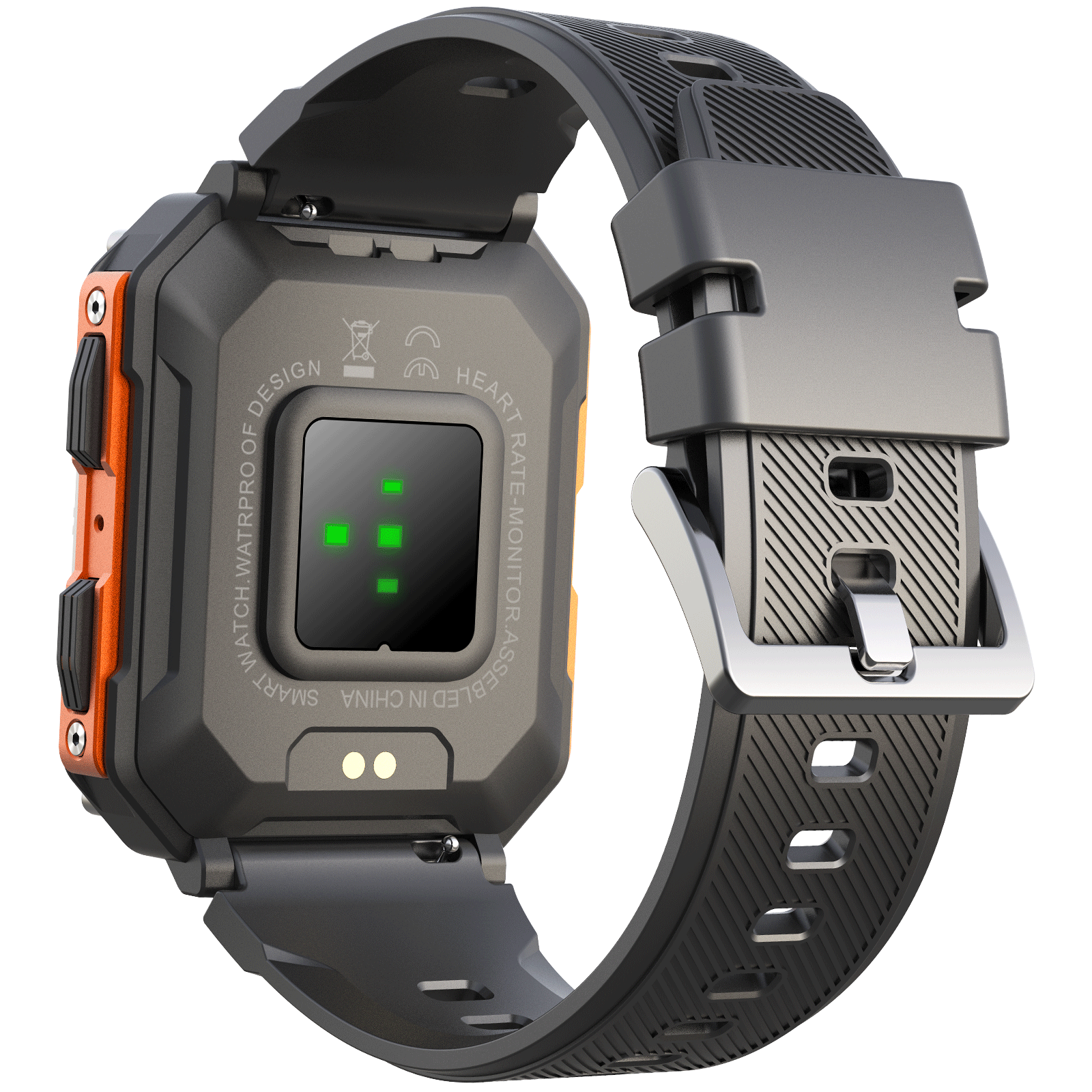 1.83" Tactical Smartwatch, 123 Sports Modes, IP68 Waterproof Smart Watch with Compass, Health Monitor