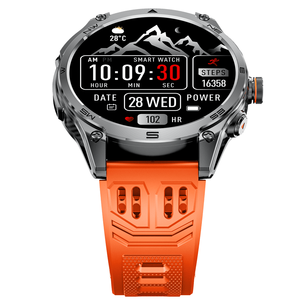 SFM70 Smart watch (Bluetooth Answer/Make Call), 1.75" AMOLED Smartwatch with GPS