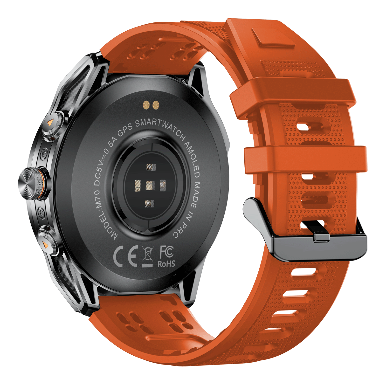 SFM70 Smart watch (Bluetooth Answer/Make Call), 1.75" AMOLED Smartwatch with GPS